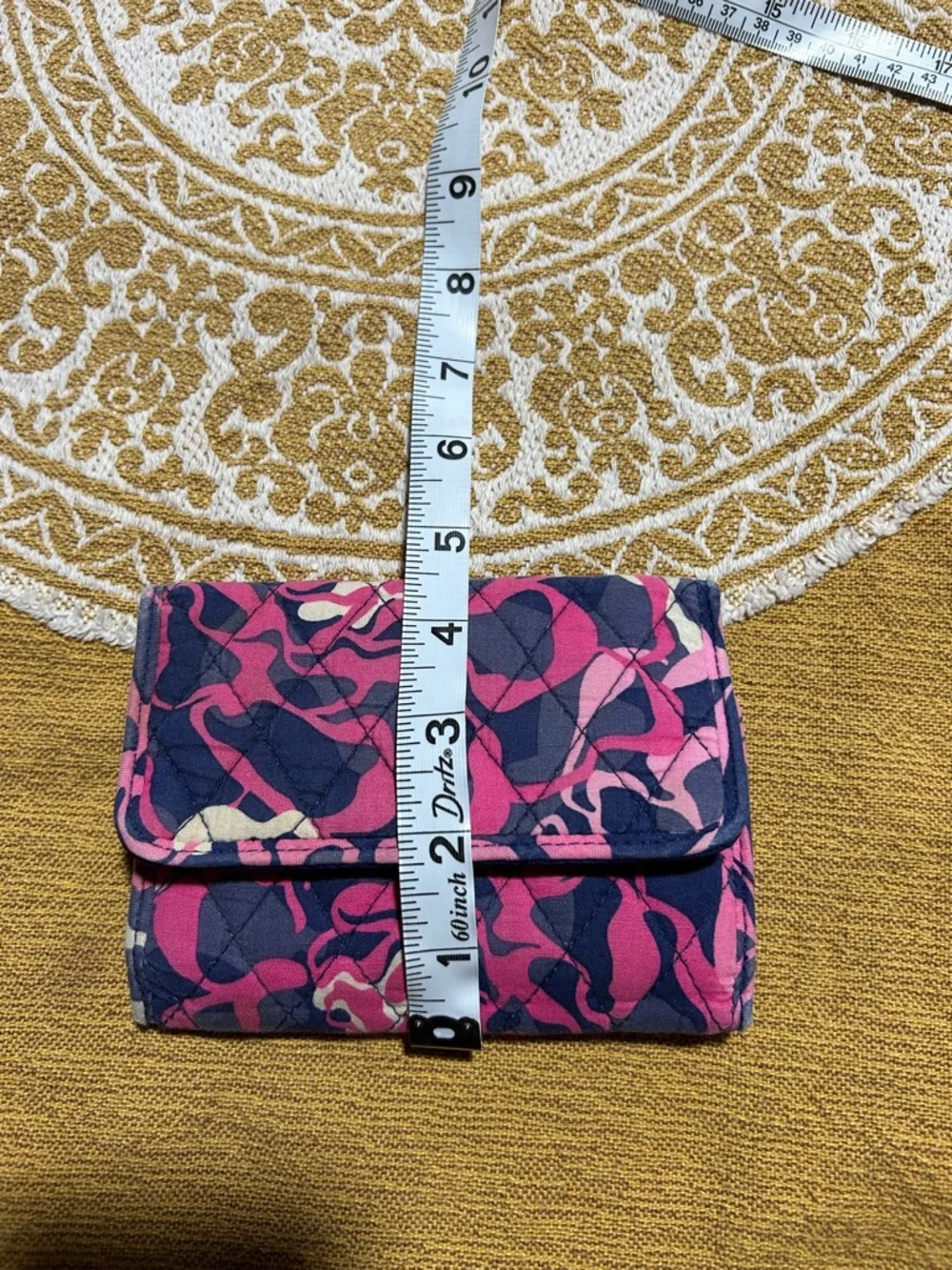 Vera Bradley Katalina Pink Quilted Fold Wallet - Picture 9 of 10